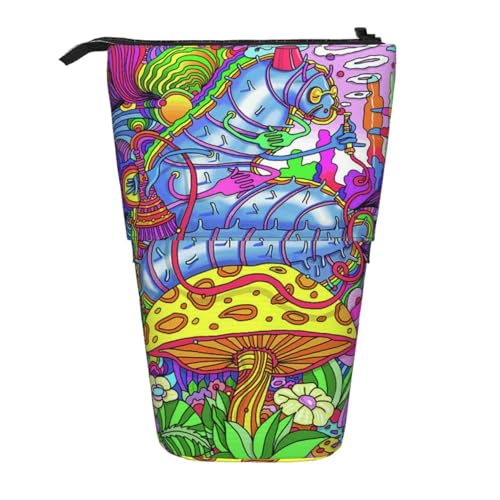 WSHFFILO Ausziehbare Stifttasche mit Rauchpilzmotiv, ausziehbar von WSHFFILO