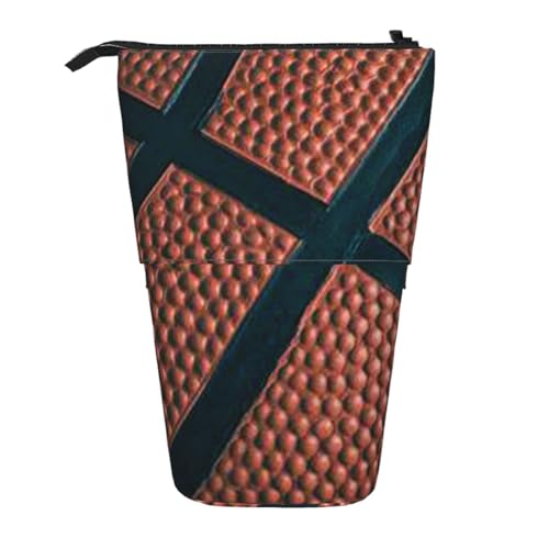 WSHFFILO Basketball-Sport-Stifttasche, bedruckt, Teleskop, erweiterbar von WSHFFILO