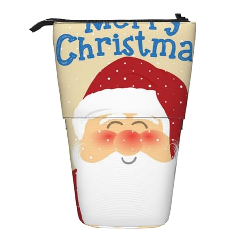 WSHFFILO Bedrucktes Stiftetui mit Weihnachtsmotiv, ausziehbar von WSHFFILO