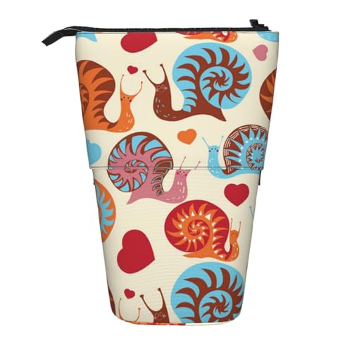 WSHFFILO Bleistifttasche mit niedlichem Schneckenmotiv, ausziehbar von WSHFFILO