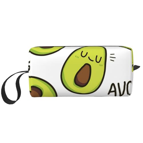 WSHFFILO Federmäppchen mit Cartoon-Birnen-Motiv, kleine Make-up-Tasche von WSHFFILO