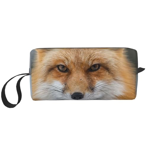 WSHFFILO Federmäppchen mit Fuchs-Motiv, kleine Make-up-Tasche von WSHFFILO