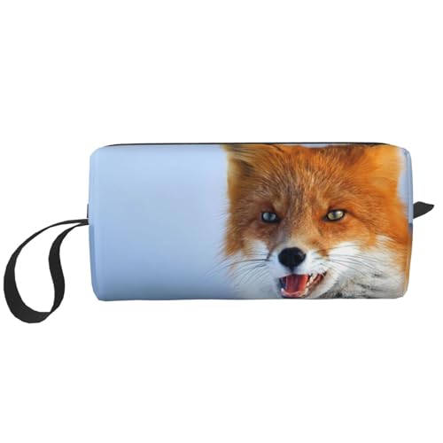 WSHFFILO Federmäppchen mit Fuchs-Motiv, kleine Make-up-Tasche WSHFFILO Federmäppchen mit Fuchs-Motiv, kleine Make-up-Tasche von WSHFFILO