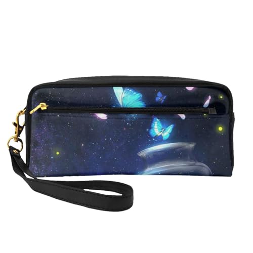 WSHFFILO Federmäppchen mit Schmetterlings-Motiv, kleine Make-up-Tasche, tragbare Schreibwaren-Tasche WSHFFILO Federmäppchen mit Schmetterlings-Motiv, kleine Make-up-Tasche, tragbare Schreibwaren-Tasche von WSHFFILO