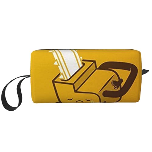 WSHFFILO Federmäppchen mit niedlichem Aufdruck "Crying Chainsaw Print", kleine Make-up-Tasche von WSHFFILO