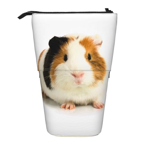 WSHFFILO Federmäppchen mit niedlichem Meerschweinchen-Motiv, ausziehbar, Teleskop-Stifttasche von WSHFFILO