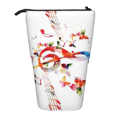 WSHFFILO Musica Federmäppchen mit Schmetterlings-Motiv, ausziehbar, ausziehbar von WSHFFILO