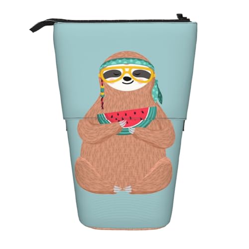 WSHFFILO Niedliche Bleistifttasche mit niedlichem Druck, ausziehbar, Teleskop-Stifttasche von WSHFFILO