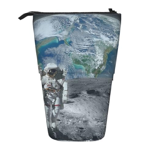 WSHFFILO Teleskop-Stifttasche mit Astronautenmotiv, erweiterbar von WSHFFILO