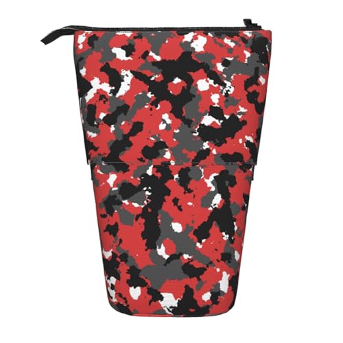WSHFFILO Teleskop-Stifttasche mit Camouflage-Muster, erweiterbar von WSHFFILO