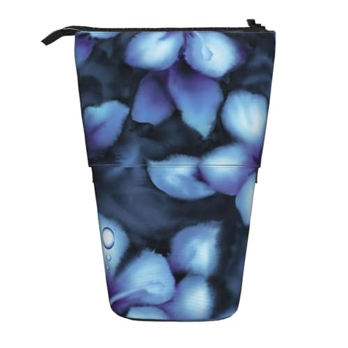 WSHFFILO Teleskop-Stifttasche mit tropischem Blumenmuster, erweiterbar von WSHFFILO