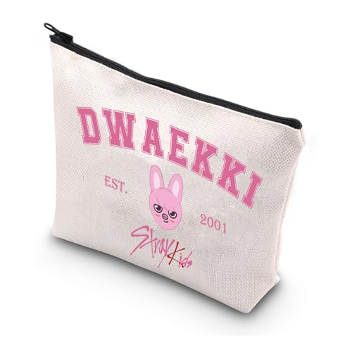 WSNANG K-POP Boy Group Geschenk SKZ Charakter Kosmetiktasche Stay Fandom Make-up-Tasche K-POP Liebhaber Geschenk SKZ Merchandise, DW01 Tasche, Einheitsgröße, Modern von WSNANG