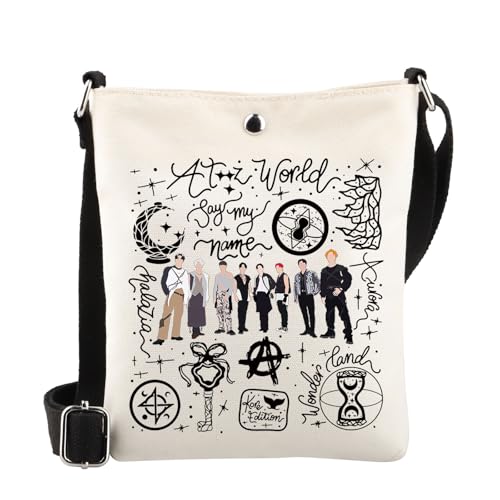 WSNANG K-Pop Group Aniteez Geschenk K-Pop Group Members Crossbody Bag K-Pop Fans Umhängetasche K-Pop Musikliebhaber Geschenk K-Pop Merch, Aniteez Cb2 von WSNANG
