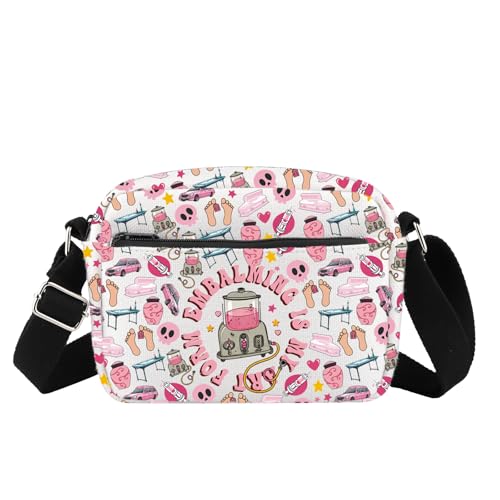 WSNANG Mortician Gift Embalming is My Art Form Messenger Bag Beerdigungsdirektor Geschenk, dunkler Humor Geschenke, Embalming Art, Modern von WSNANG