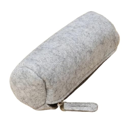 WSQHAO 2 Stück Federmäppchen Retro Stiftbeutel Reißverschluss Tragbare Geldbörse Schule Schreibwaren Bürobedarf FüR Teenager(Grey B) von WSQHAO