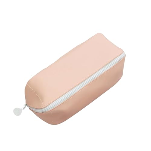 WSQHAO 2 stücke Bleistift Fällen Große Kapazität Bleistift Fall Schule Liefert Leder Schreibwaren Nette Stift Fall for Schule Bleistift Taschen FüR Teenager(Pink) von WSQHAO