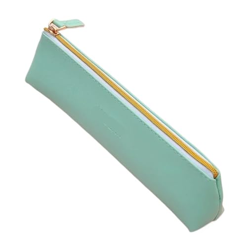 WSQHAO 2 stücke Bleistift Tasche Einfarbig Student Lieferungen Zipper Taschen Bleistift Fall Beutel Schule Büro Schreibwaren FüR Teenager(Green) von WSQHAO