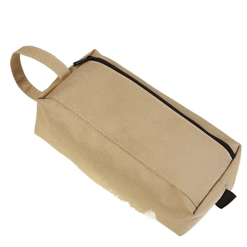 WSQHAO 2 stücke Bleistift Tasche Zipper Pencilcase Große Kapazität Bleistift Beutel Schule Versorgung Bleistift Fall Schreibwaren Büro Studie Tragbare Lagerung Tasche FüR Teenager(Khaki) von WSQHAO