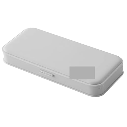 WSQHAO 2 stücke Bleistift for Fall Multifunktionale Schreibwaren Frosted Kunststoff Bleistift Stift Lagerung Box Lagerung for Fall FüR Teenager(Grey) von WSQHAO