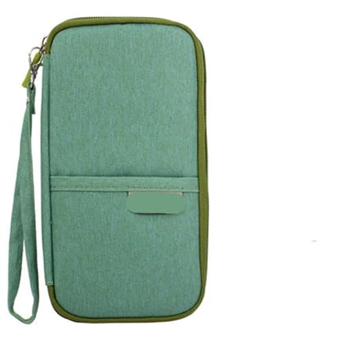 WSQHAO 2 stücke Einfarbig Leinwand Schule Bleistift Fall Große Kapazität Bleistift Tasche Kreative Schreibwaren Stift Fall Bleistift Box FüR Teenager(Green) von WSQHAO