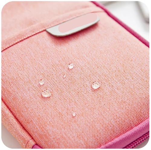 WSQHAO 2 stücke Einfarbig Leinwand Schule Bleistift Fall Große Kapazität Bleistift Tasche Kreative Schreibwaren Stift Fall Bleistift Box FüR Teenager(Pink) von WSQHAO