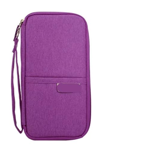WSQHAO 2 stücke Einfarbig Leinwand Schule Bleistift Fall Große Kapazität Bleistift Tasche Kreative Schreibwaren Stift Fall Bleistift Box FüR Teenager(Purple) von WSQHAO