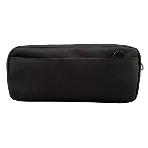 WSQHAO 2 stücke Große Kapazität Bleistift Fall Nette Bleistifte Fällen Stift Fall Große Schule Liefert Schreibwaren Bleistift Taschen Bleistift Beutel FüR Teenager(Black) von WSQHAO