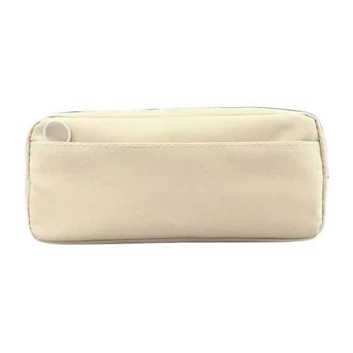 WSQHAO 2 stücke Oxford Tuch Bleistift Fall Doppel-Schicht Bleistift Tasche Nette Oxford Fall High-kapazität Bleistift Beutel Student schreibwaren FüR Teenager(Beige) von WSQHAO