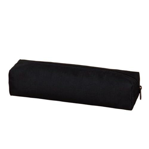 WSQHAO 2 stücke Tragbare Einfarbig Stift Tasche Schule Liefert Tragen-beständig Bleistift Fall Oxford Große Kapazität Schreiben Beutel Studenten FüR Teenager(Black) von WSQHAO