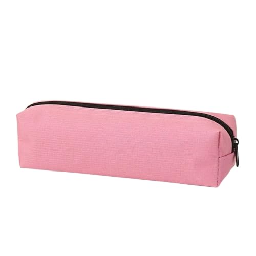 WSQHAO 2 stücke Tragbare Einfarbig Stift Tasche Schule Liefert Tragen-beständig Bleistift Fall Oxford Große Kapazität Schreiben Beutel Studenten FüR Teenager(Pink) von WSQHAO
