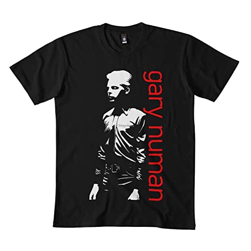 Gary Numan Essential t-Shirt DMN2 Black von WSVSW