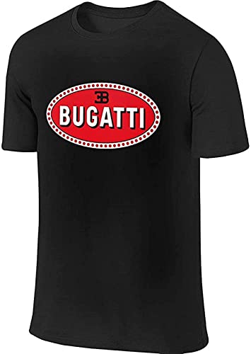 Man Custom Cool Top Bugatti Car Logo 2 Tshirt von WSVSW