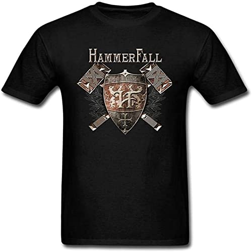 Men's HammerFall Logo T-Shirt Size XX-Large Black von WSVSW