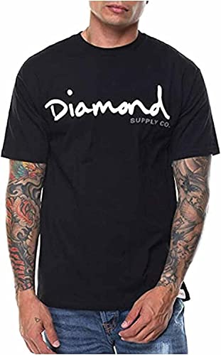 New Diamond Supply Co. OG Script Black Mens Sport T-Shirt von WSVSW