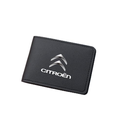 Geldbörse Herren, für Citroen C2 C4 C5 AIRCROSS C6 C3-XR C4L C5X Slim Wallet Herren mit RFID Schutz Faltbare Geldbörse, Portmonee für Herren und Damen,B von WSXCDE