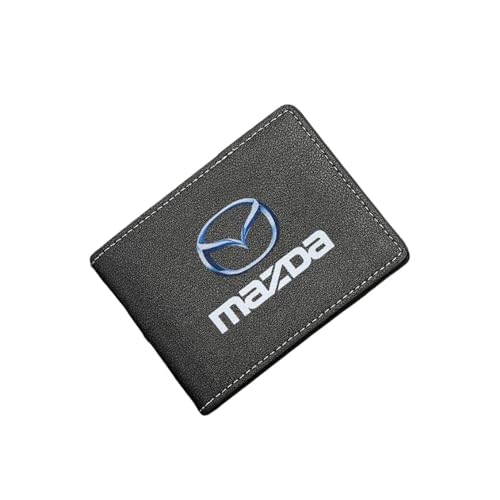 Geldbörse Herren, für Mazda 2 3 5 6 Cx7 Cx5 Cx9 Cx-5 Cx3 MX-5 CX30 RX8 RX7 Slim Wallet Herren mit RFID Schutz Faltbare Geldbörse, Portmonee für Herren und Damen von WSXCDE