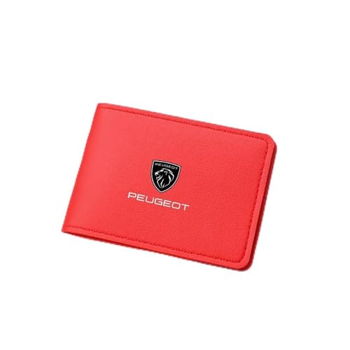 Geldbörse Herren, für Peugeot 107 108 206 207 208 307 308 406 407 508 607 806 807 Slim Wallet Herren mit RFID Schutz Faltbare Geldbörse, Portmonee für Herren und Damen,B von WSXCDE