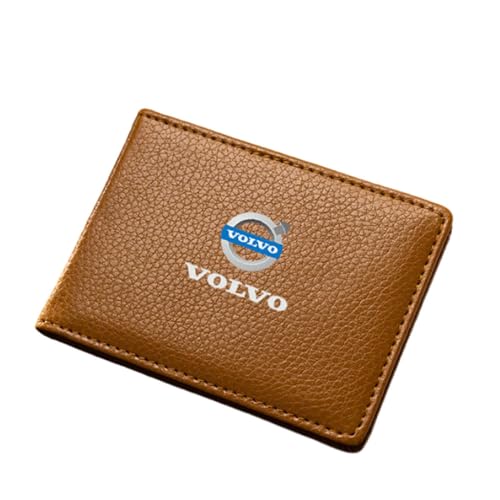 Geldbörse Herren, für Volvo C30 C70 S40 V50 S60 V60 V70 S80 XC90 Slim Wallet Herren mit RFID Schutz Faltbare Geldbörse, Portmonee für Herren und Damen,B von WSXCDE