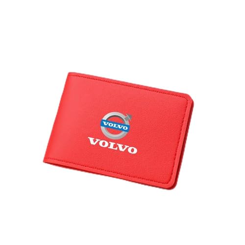 Geldbörse Herren, für Volvo C70 S60 V60 V70 S80 XC90 Slim Wallet Herren mit RFID Schutz Faltbare Geldbörse, Portmonee für Herren und Damen,B von WSXCDE