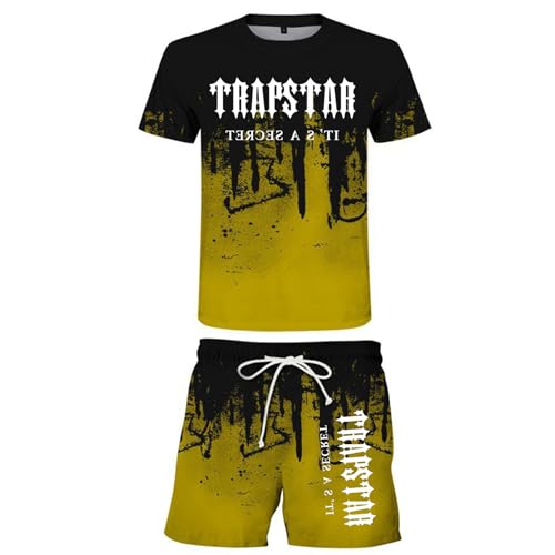 WSYZXXN 2024 Sommer Jwomen'S Trouser Suits Trapstar Anzug Trapstar Tshirt Trapstar Trikot Trapstar Tracksuit Zweiteiler Herren Trapstar Anzug Kinder Jogginganzug Herren Trapstar Trainingsanzug Kinder von WSYZXXN