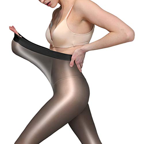 WT-DDJJK Shaping Sheer Strumpfhose – Damen Plüsch Größe 60D Formende durchsichtige Strumpfhose Strümpfe Flash Oil Glitter Strumpfhose von WT-DDJJK