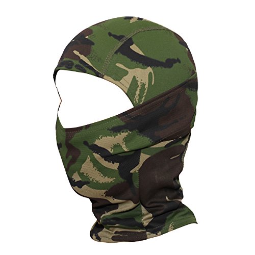 WTACTFUL Camouflage Taktisch Sturmhauben, Gesichtshaube, Skimaske, UV-Schutz, Motorrad und Fahrrad Gesichtsmaske, Balaclavas für Herren/Damen SP-06 von WTACTFUL