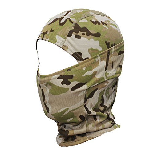 WTACTFUL Camouflage Taktisch Sturmhauben, Gesichtshaube, Skimaske, UV-Schutz, Motorrad und Fahrrad Gesichtsmaske, Balaclavas für Herren/Damen SP-02 von WTACTFUL