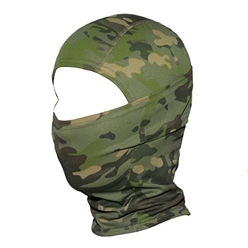 WTACTFUL Camouflage Taktisch Sturmhauben, Gesichtshaube, Skimaske, UV-Schutz, Motorrad und Fahrrad Gesichtsmaske, Balaclavas für Herren/Damen SP-03 von WTACTFUL