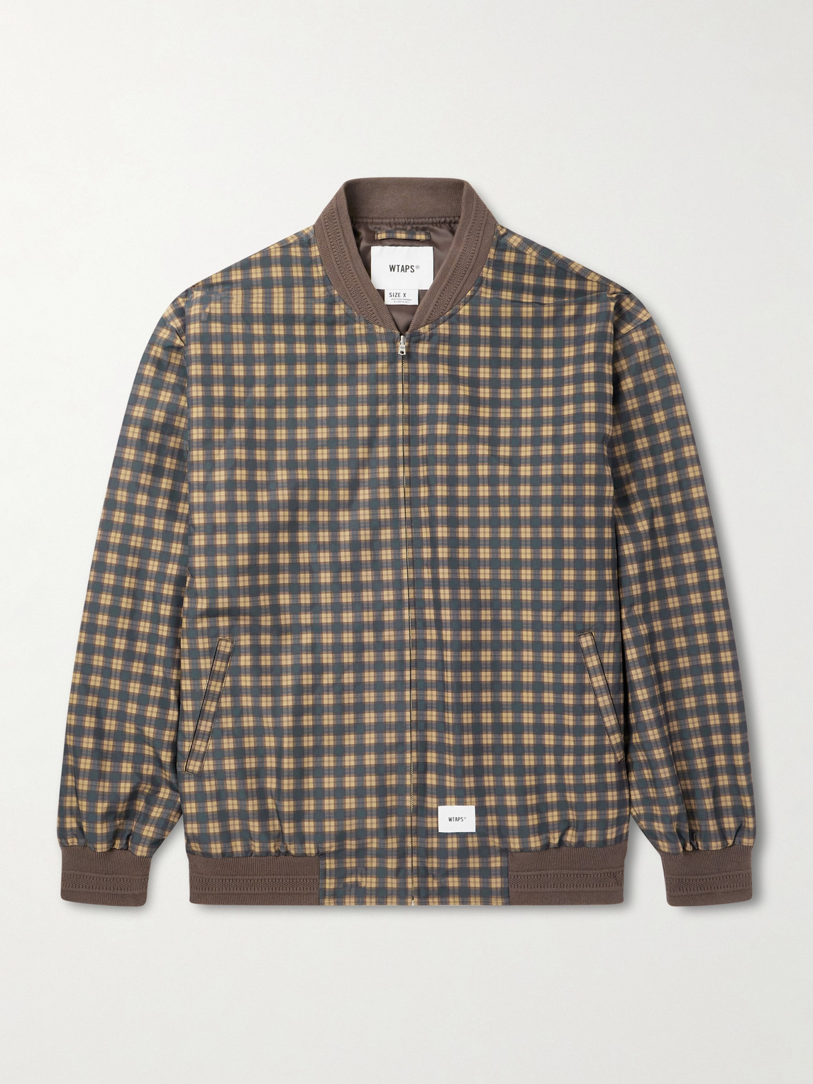 WTAPS - Checked Shell Jacket - Men - Neutrals - M von WTAPS