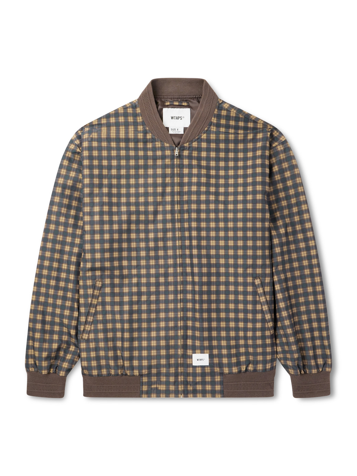 WTAPS - Checked Shell Jacket - Men - Neutrals - S von WTAPS