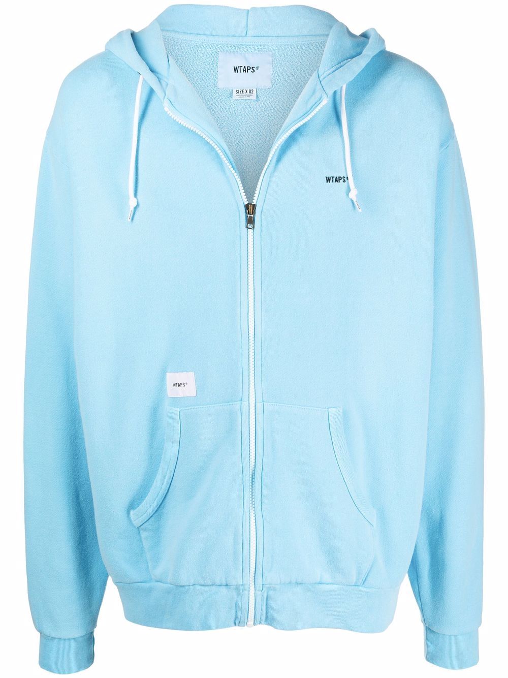 WTAPS Hoodie mit Logo-Stickerei - Blau von WTAPS