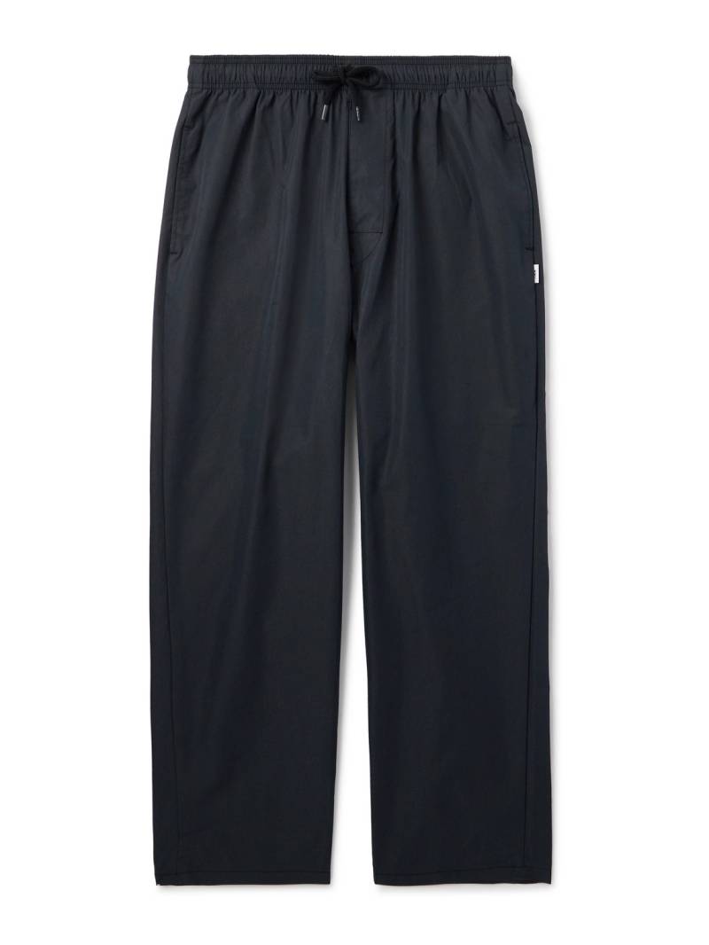 WTAPS - Tapered Cotton-Blend Drawstring Trousers - Men - Black - XL von WTAPS