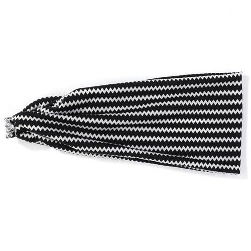 Sport Stirnband Absorbieren Schweiß Sport Haarbänder Elastische Yoga Haarbänder Stirnband Frauen Männer Laufen Fitness Turban Outdoor Gym Kopf Wrap Bandana(2682-7) von WTAXBH