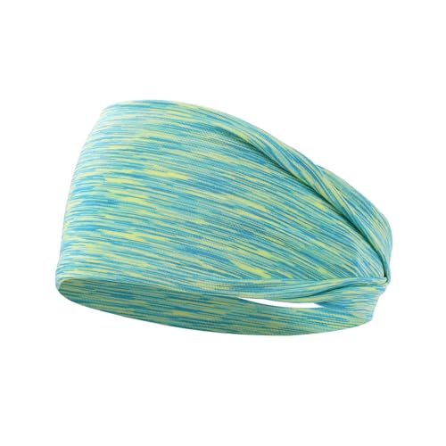 Sport Stirnband Absorbieren Schweiß Sport Haarbänder Elastische Yoga Haarbänder Stirnband Frauen Männer Laufen Fitness Turban Outdoor Gym Kopf Wrap Bandana(3666-4) von WTAXBH